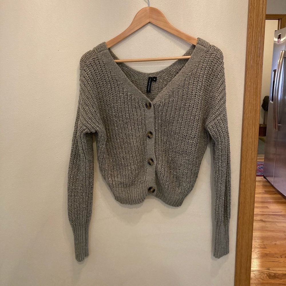Moon and Madison Button Cardigan